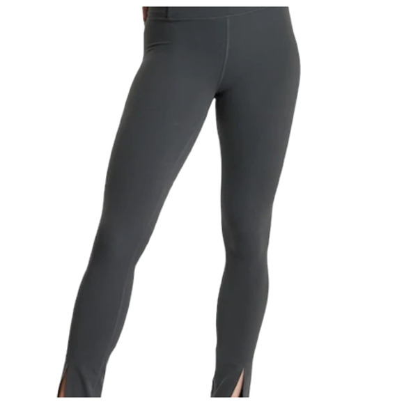 ATHLETA Aura Split Pant Dark Olive Green Powervita Fabric YOGA Gym Pants size XL - Picture 3 of 7